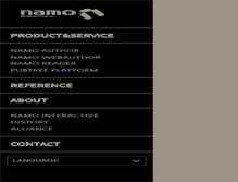 Tablet Screenshot of namo.com